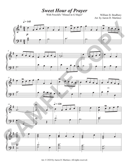 Sweet Hour of Prayer Sheet Music