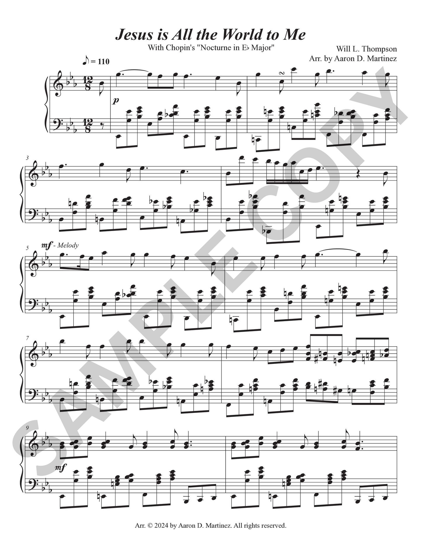 Jesus is All the World to Me Sheet Music